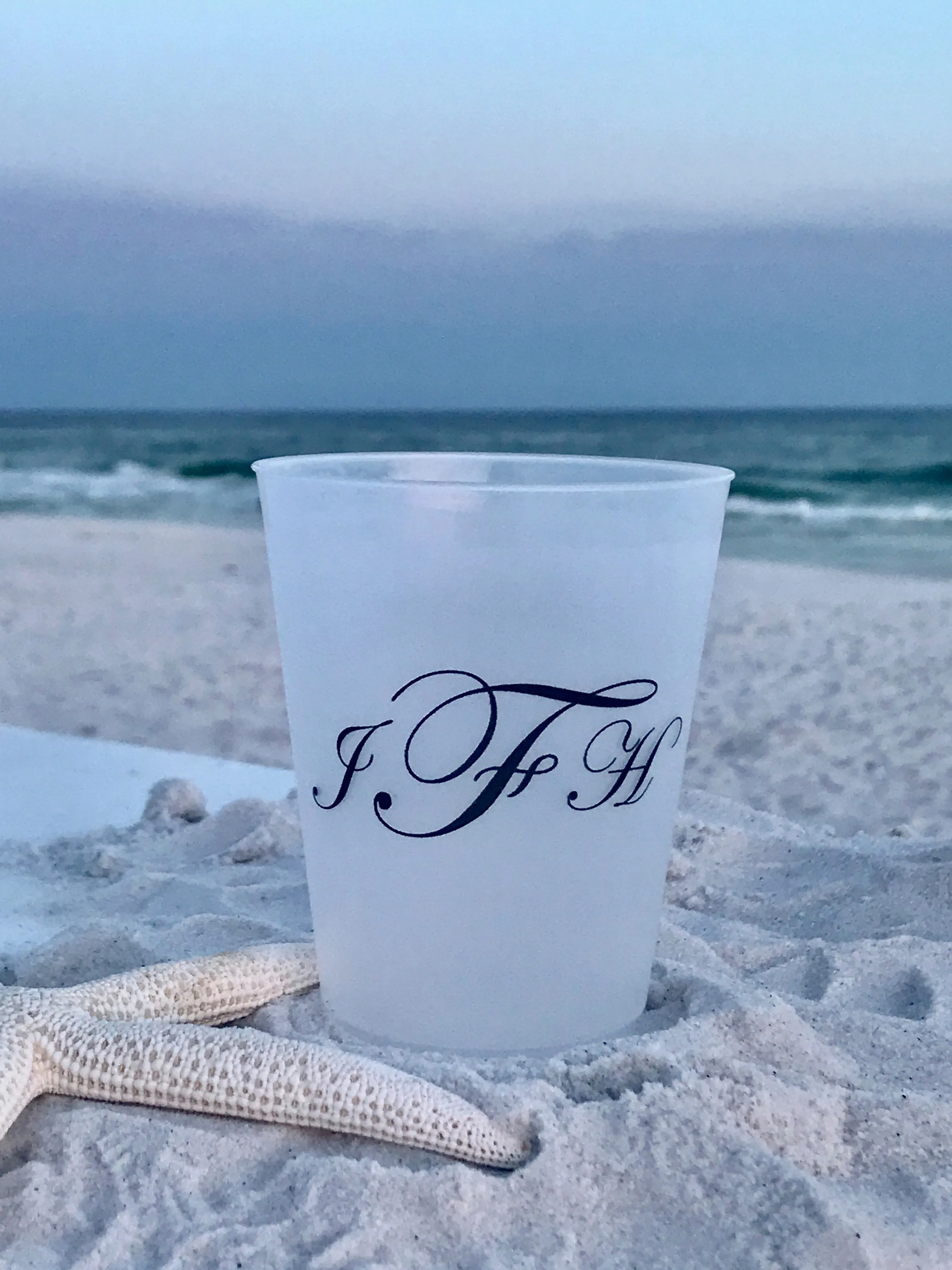 Three Initials - 16 oz. Shatterproof Cups