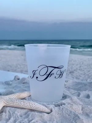Three Initials - 16 oz. Shatterproof Cups