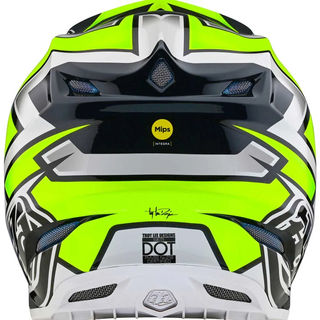 TLD - SE5 Compsite Ever Black/Grey/Yellow Helmet