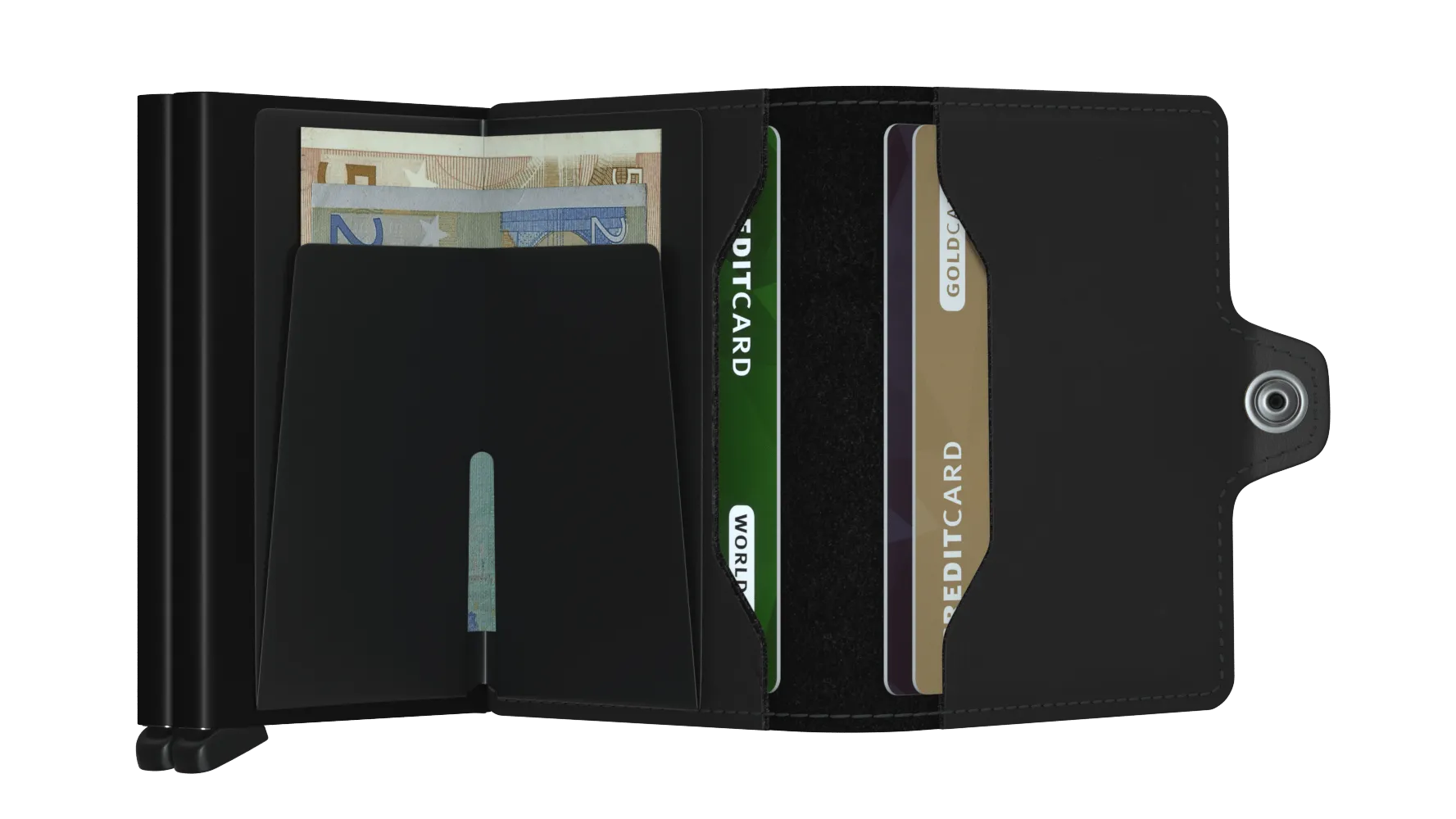 Twinwallet Matte Black RFID Secure