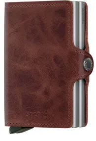 Twinwallet  Vintage Brown RFID Secure