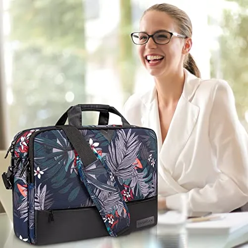 VANKEAN TSA Friendly 17 Inch Laptop Shoulder Bag for Women