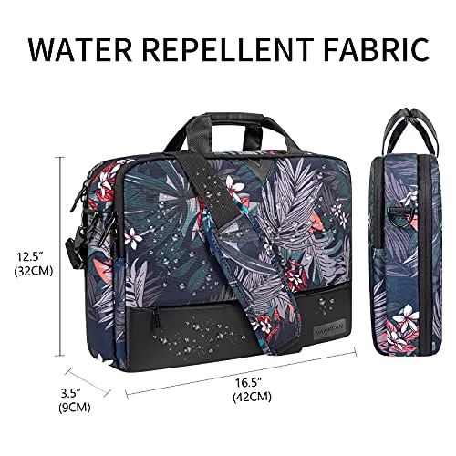 VANKEAN TSA Friendly 17 Inch Laptop Shoulder Bag for Women