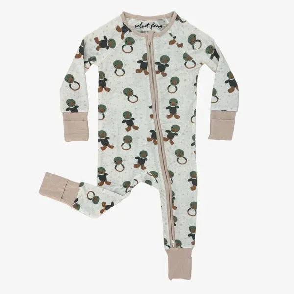 Velvet Fawn Hunter the Lovie Bamboo Zipper PJs