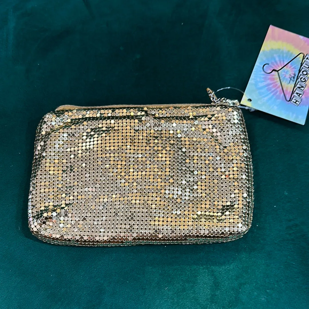 Vintage: Whiting & Davis Gold Mesh Zipper Pouch