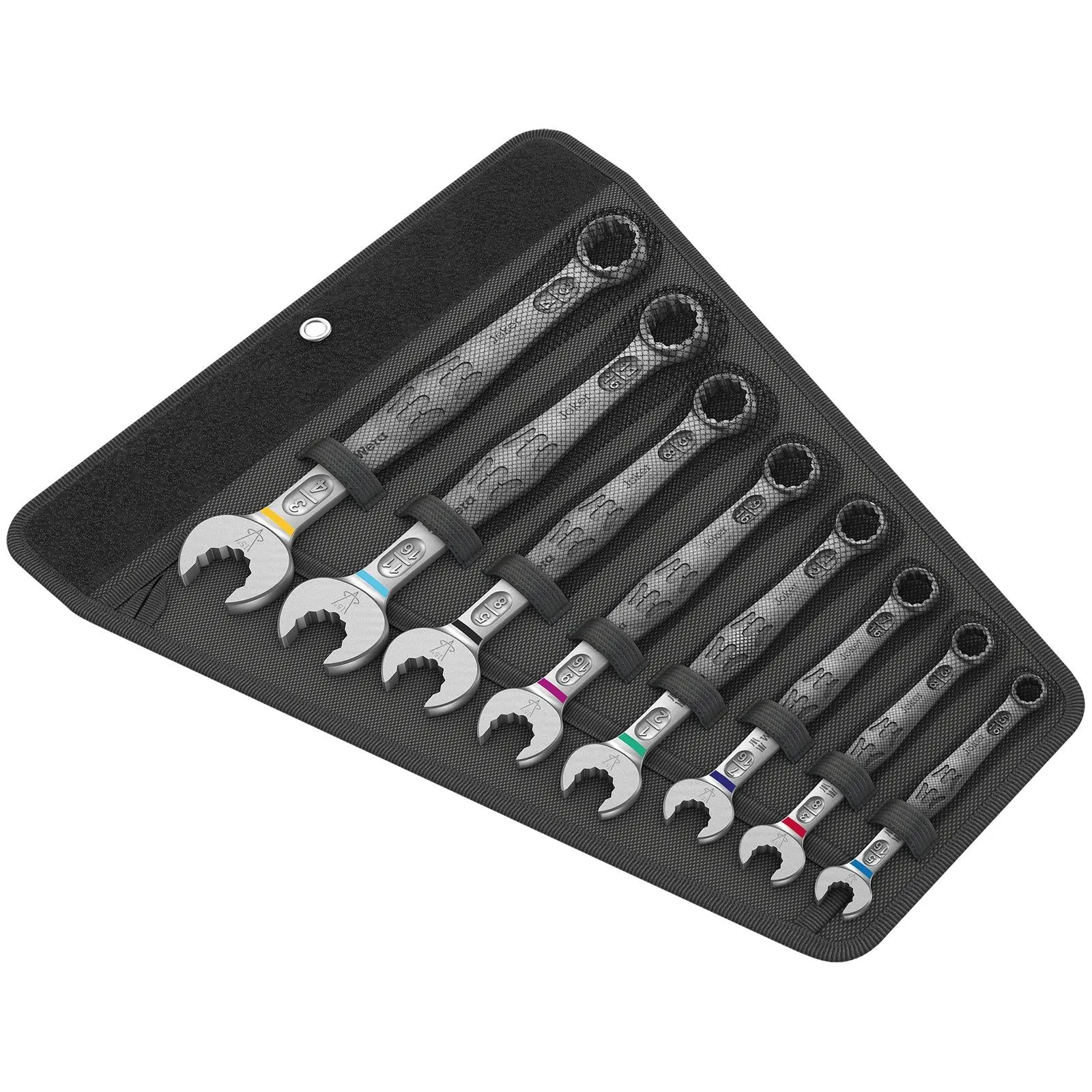 Wera 6003 Joker 8 Imperial Set 1 Combination Spanner Wrench 8 Piece 5/16"-3/4" in Case