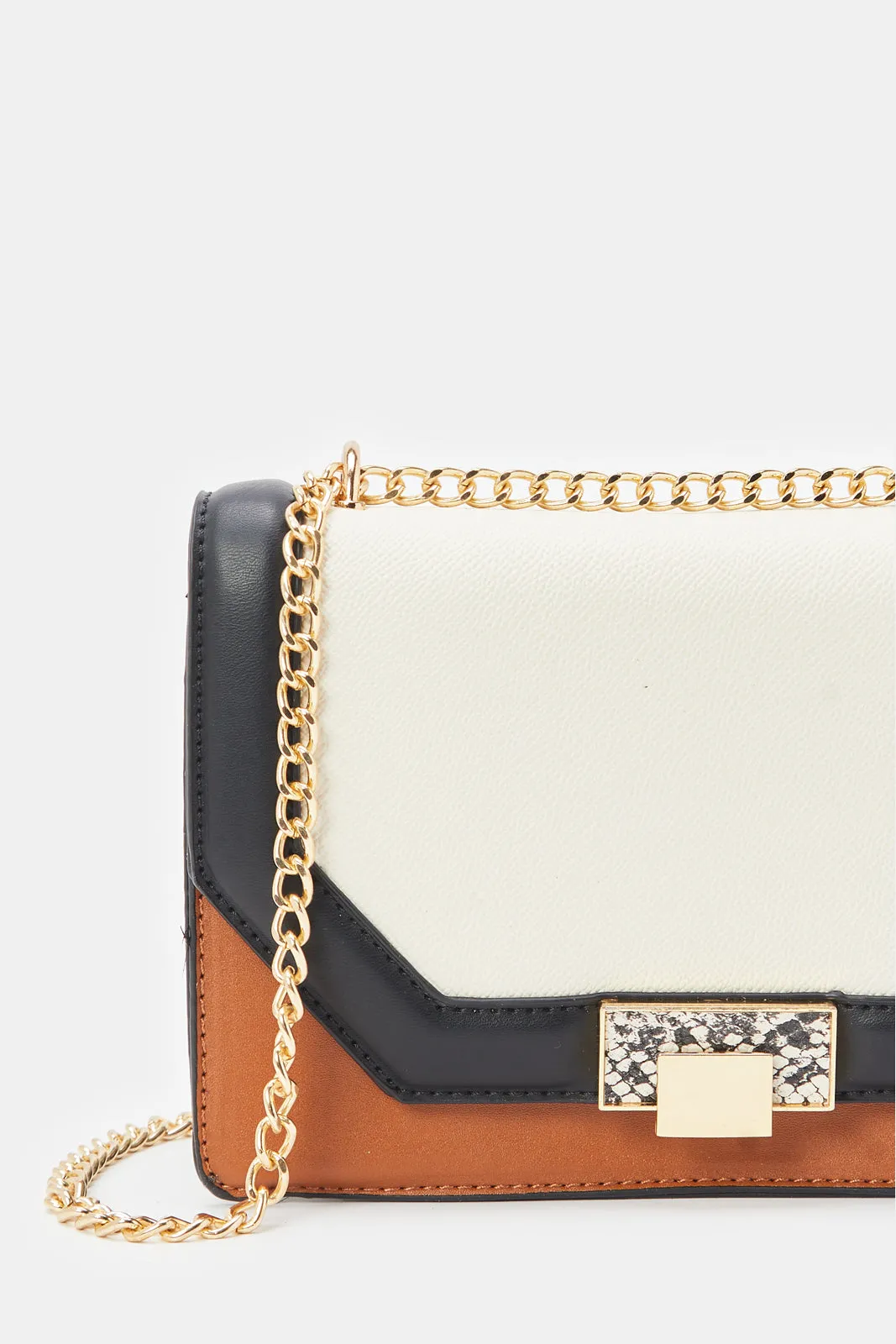 Women Beige Animal Print Messenger Bag