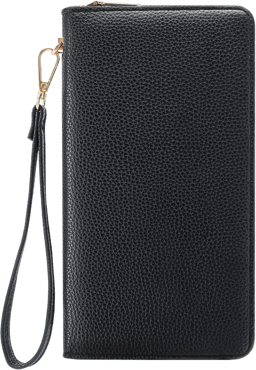 Women's Leather Clutch, RFID Blocking Wristlet Wallet