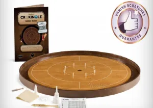 Woodestic Crokinole Tournament Basic Set (Beech/Walnut)