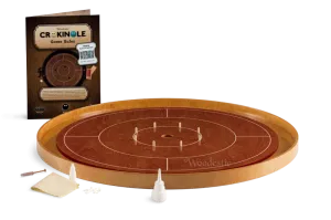 Woodestic Crokinole Tournament Basic Set (Cherry/Beech)