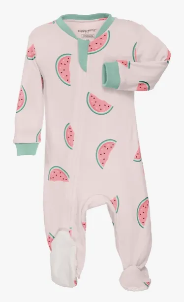 Zippy Jamz Organic Onesie - Footed 3-6 Months