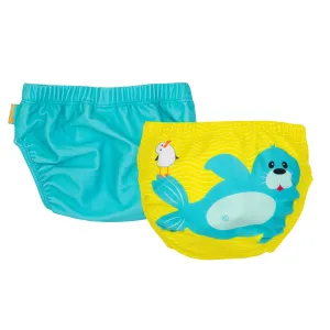 Zoocchini Swim Diaper Set - Seal